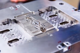 Metal stamp that produces mim parts