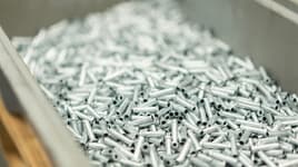 Matching metal parts in a bin